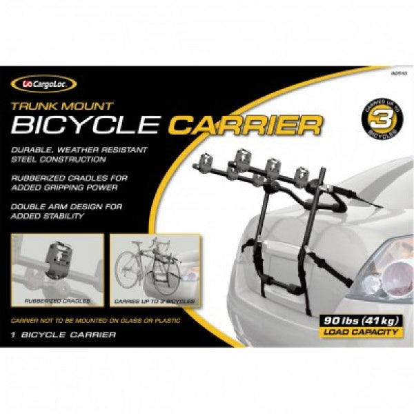 Bicycle Carrier - Trunk Mount Type 3-Bikes #32513