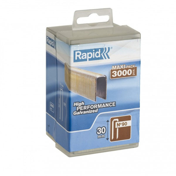 Rapid Staples 90/30 3000pcs Plastic Box