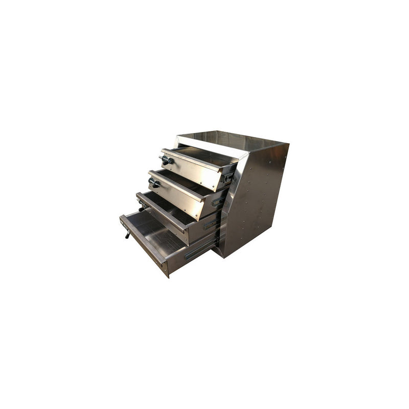Trade Tool Smooth Drawer Unit - Small 4 Drawers