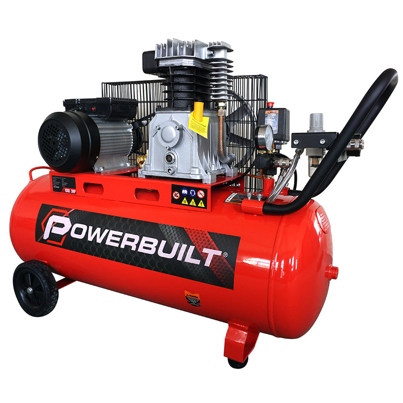 Powerbuilt Air Compressor 100L 3.0Hp