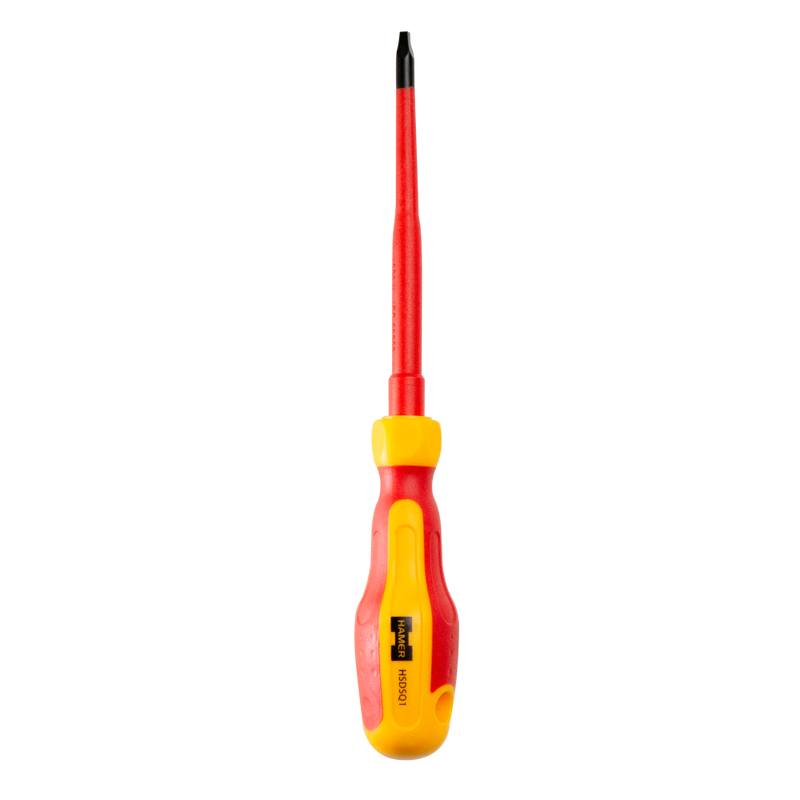 Hamer Tools Screwdriver 1000V Slim Shaft Square Head