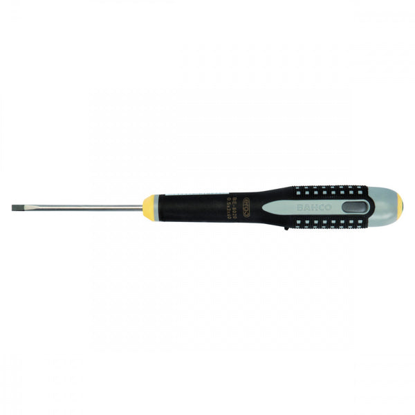 Bahco ERGO™ Slotted Straight Tipped Screwdriver With Rubber Grip 3mm x 60mm
