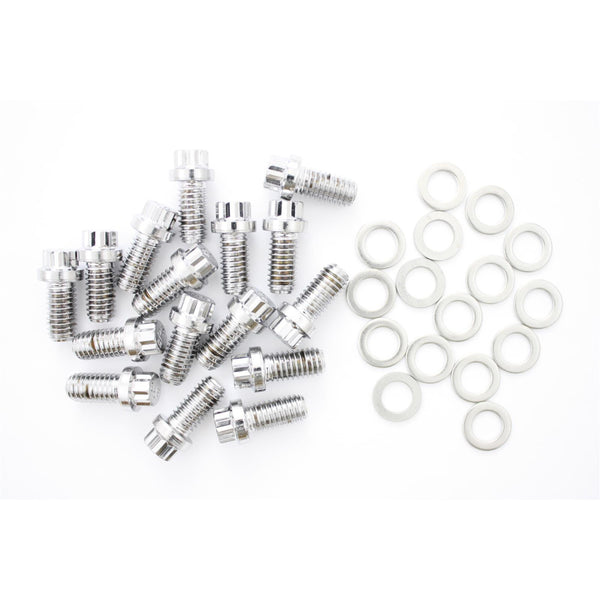 Pioneer Header Bolt Kit 16 Pieces - 12 Point - Stainless Steel#854015