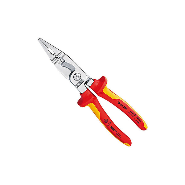 Knipex 200mm (8") 6-In-1 VDE Electrical Installation Pliers