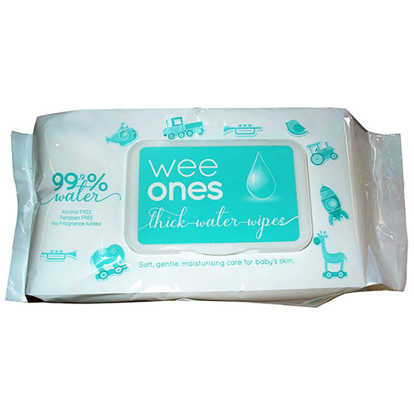 Wee Ones Water Wipes 80pk, 1 Carton (12 x 80s)