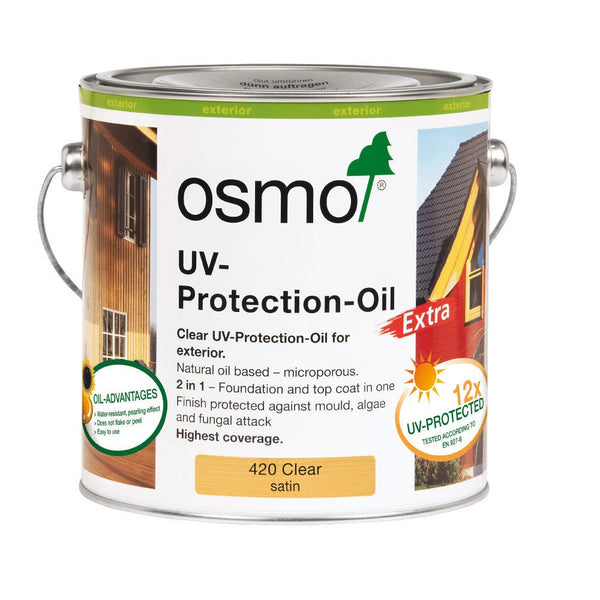 Osmo UV Protection Oil - 410 Clear, 750ml