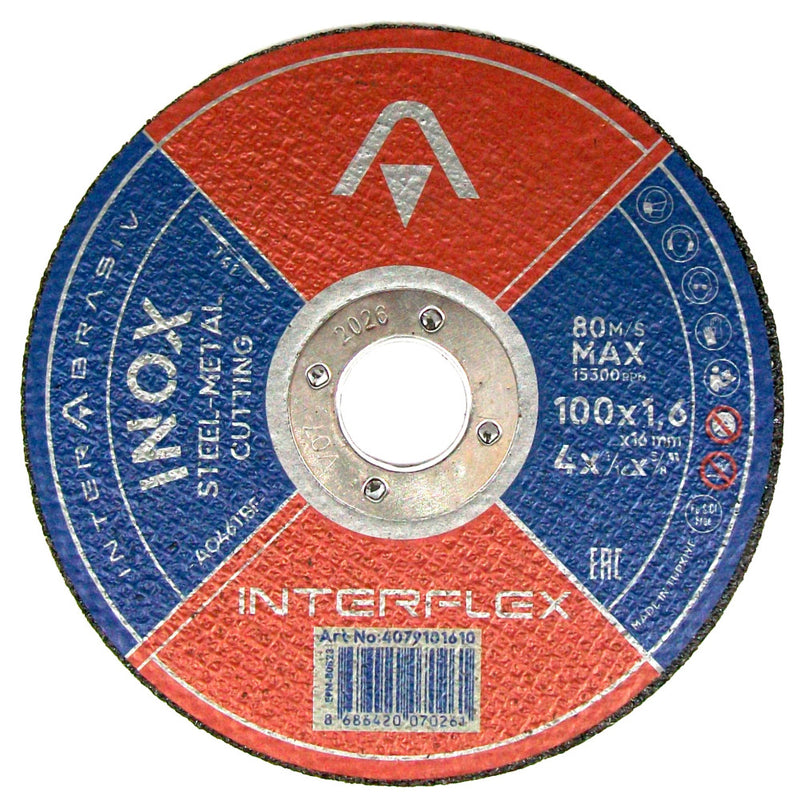 50 Pack Metal Cutting Disc 100mm x 1.6mm x 16mm