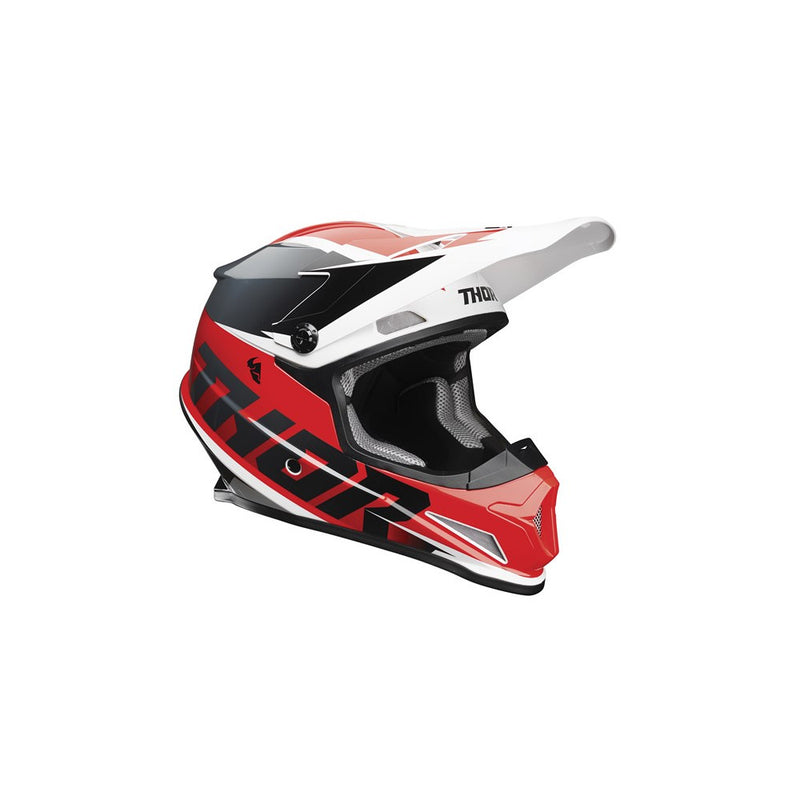 Helmet S22 Thor MX Sector Fader Red Black Large #