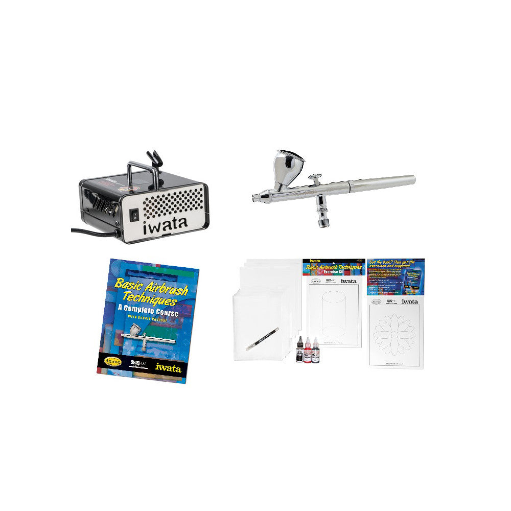 Iwata Air Brush Kit Hobby Hp.Cn + Is35 + Vt070 + Vt075