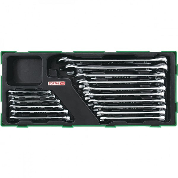 Toptul Combination R&OE Wrench Set 16 Pieces