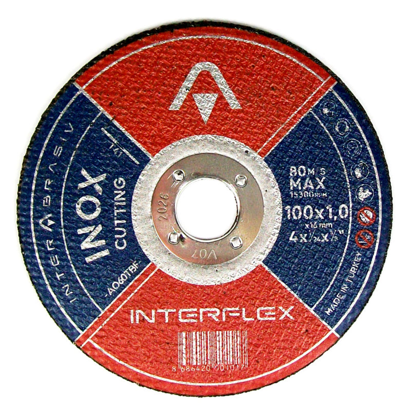 10 Pack Metal Cutting Disc 100mm x 1mm x 16mm