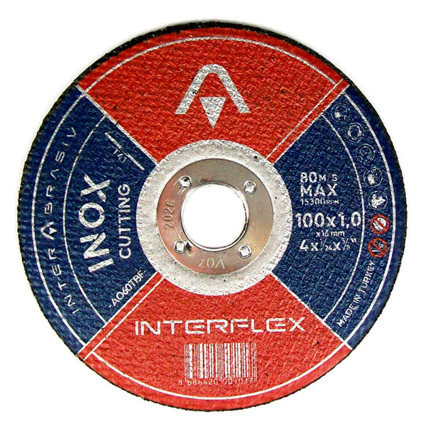 50 Pack Metal Cutting Disc 100mm x 1mm x 16mm