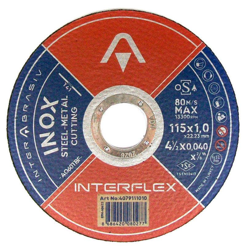 10 Pack Metal Cutting Disc 115mm x 1mm x 22mm