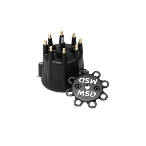 MSD Distributor Cap Chev Tower Black Each#MSD84333