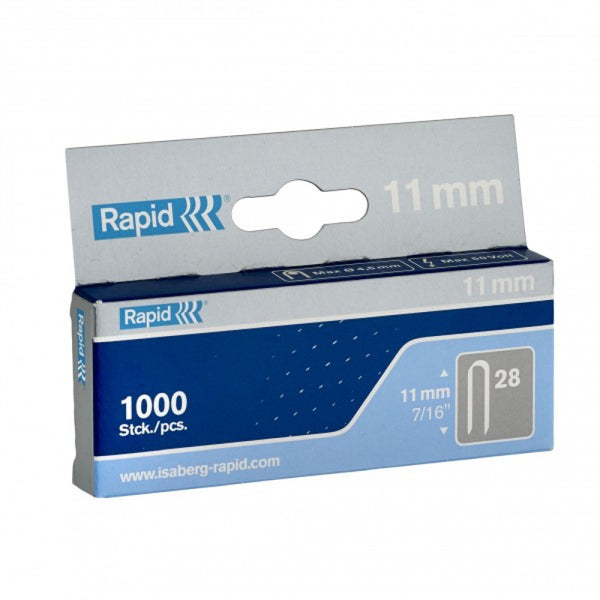 Rapid Staples 28/11 Mini 1000pcs