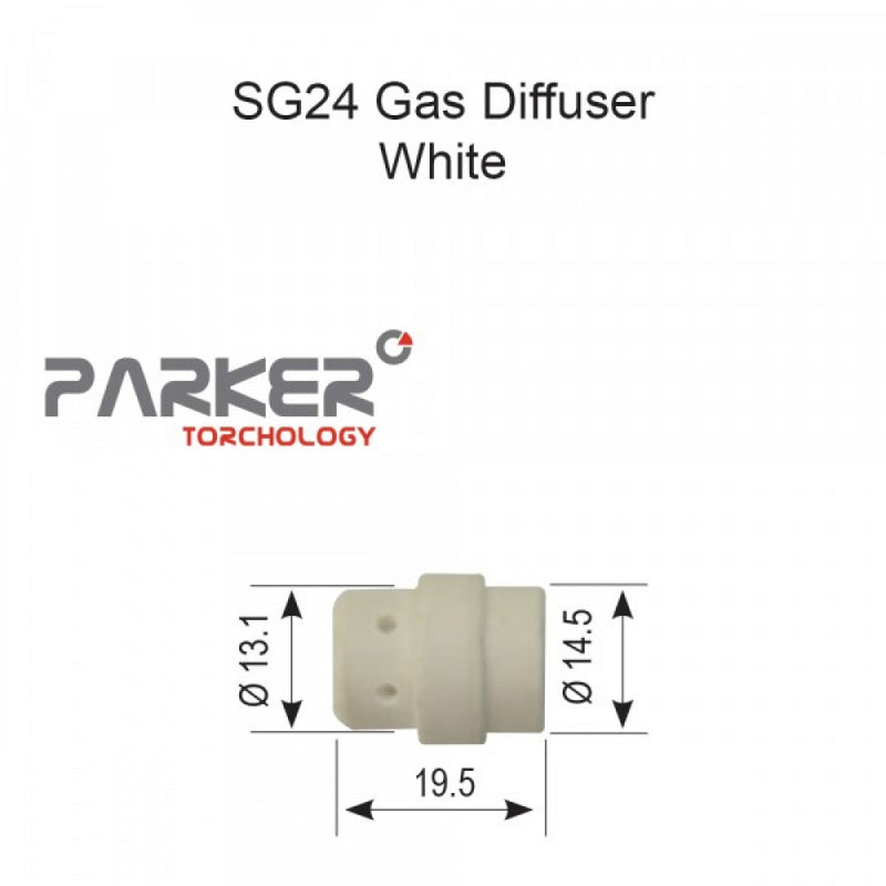 Parker SG24 Gas Diffuser White Pack Of 5